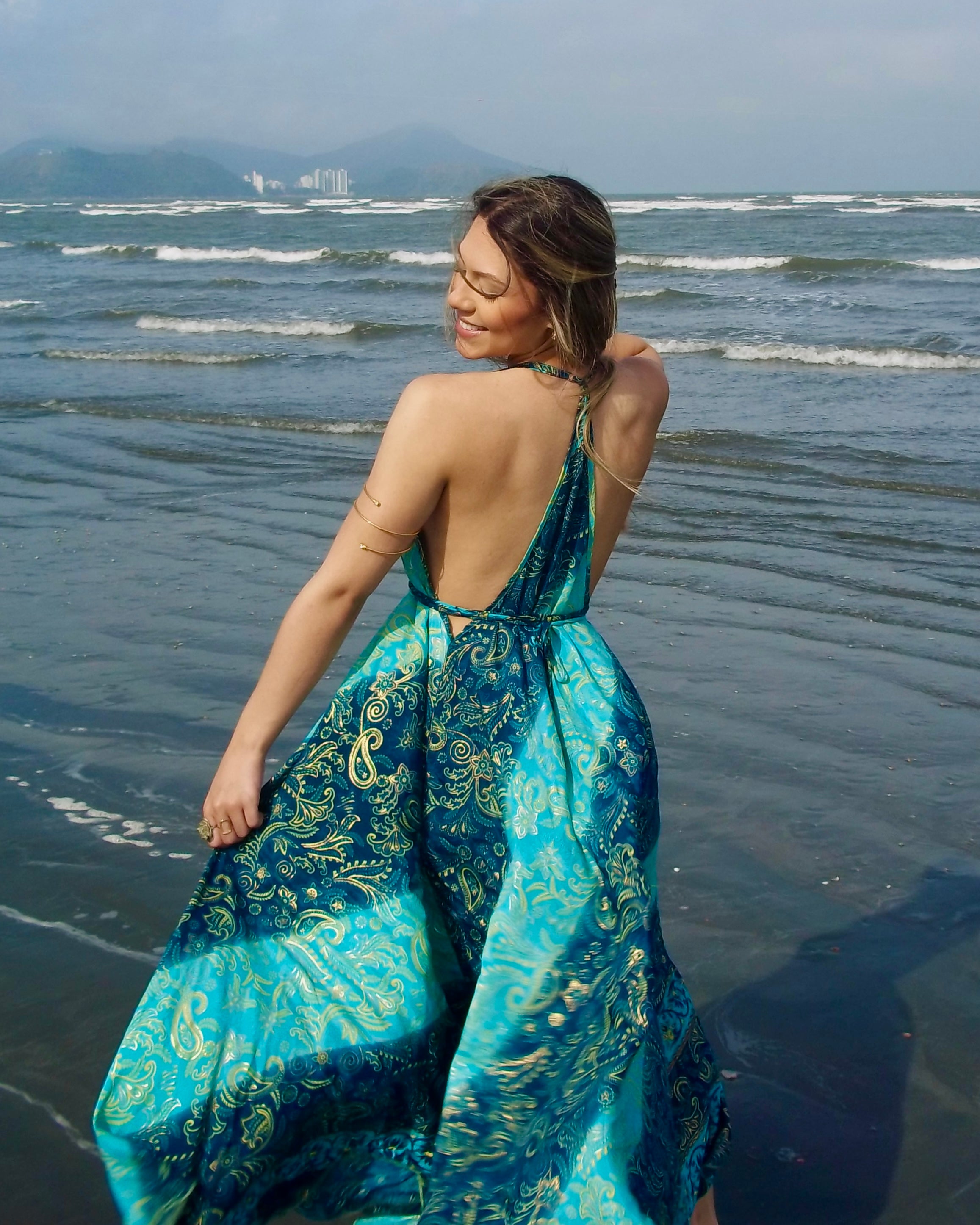 Vestido Celeste - Azul