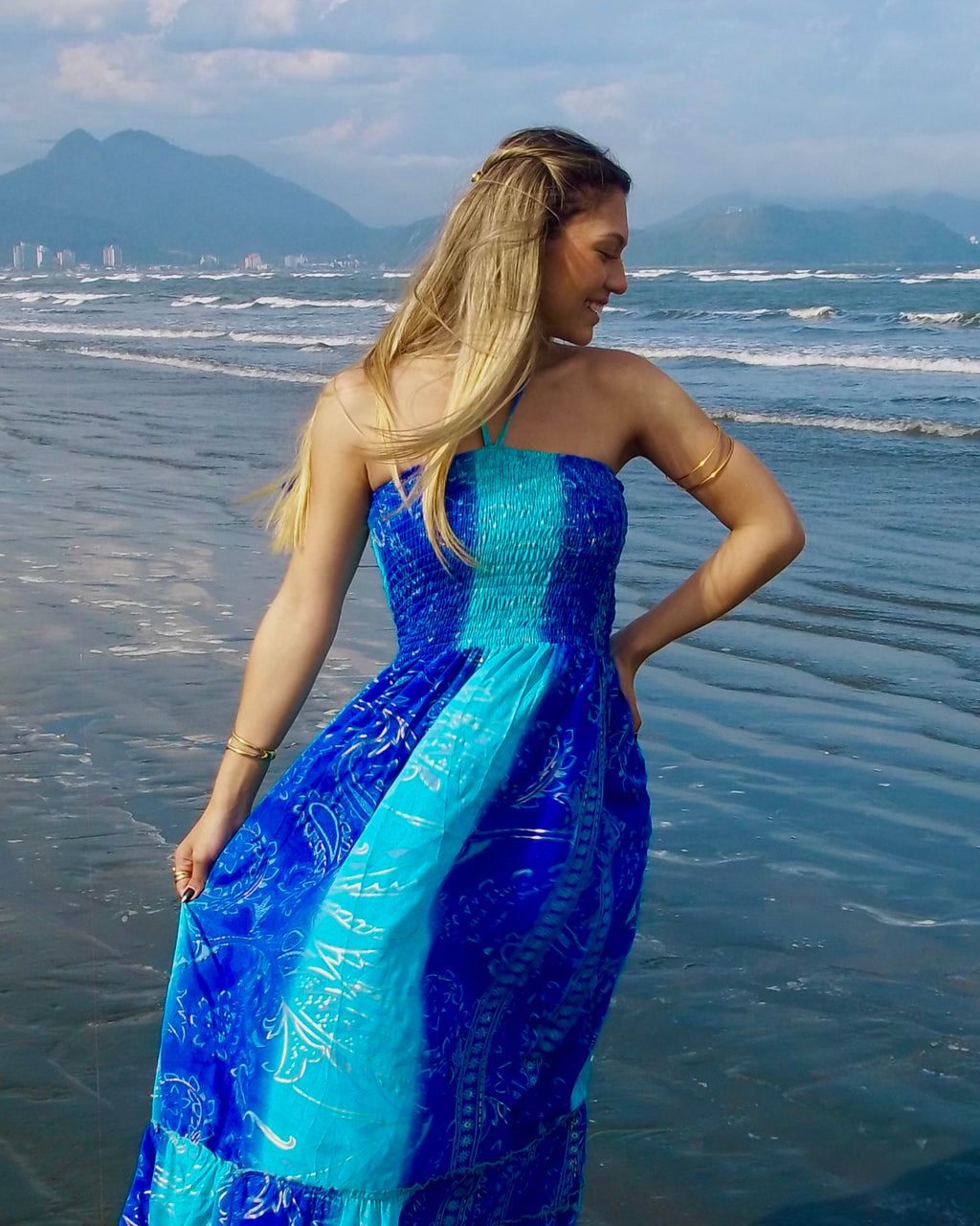 Vestido Mystic - Azul