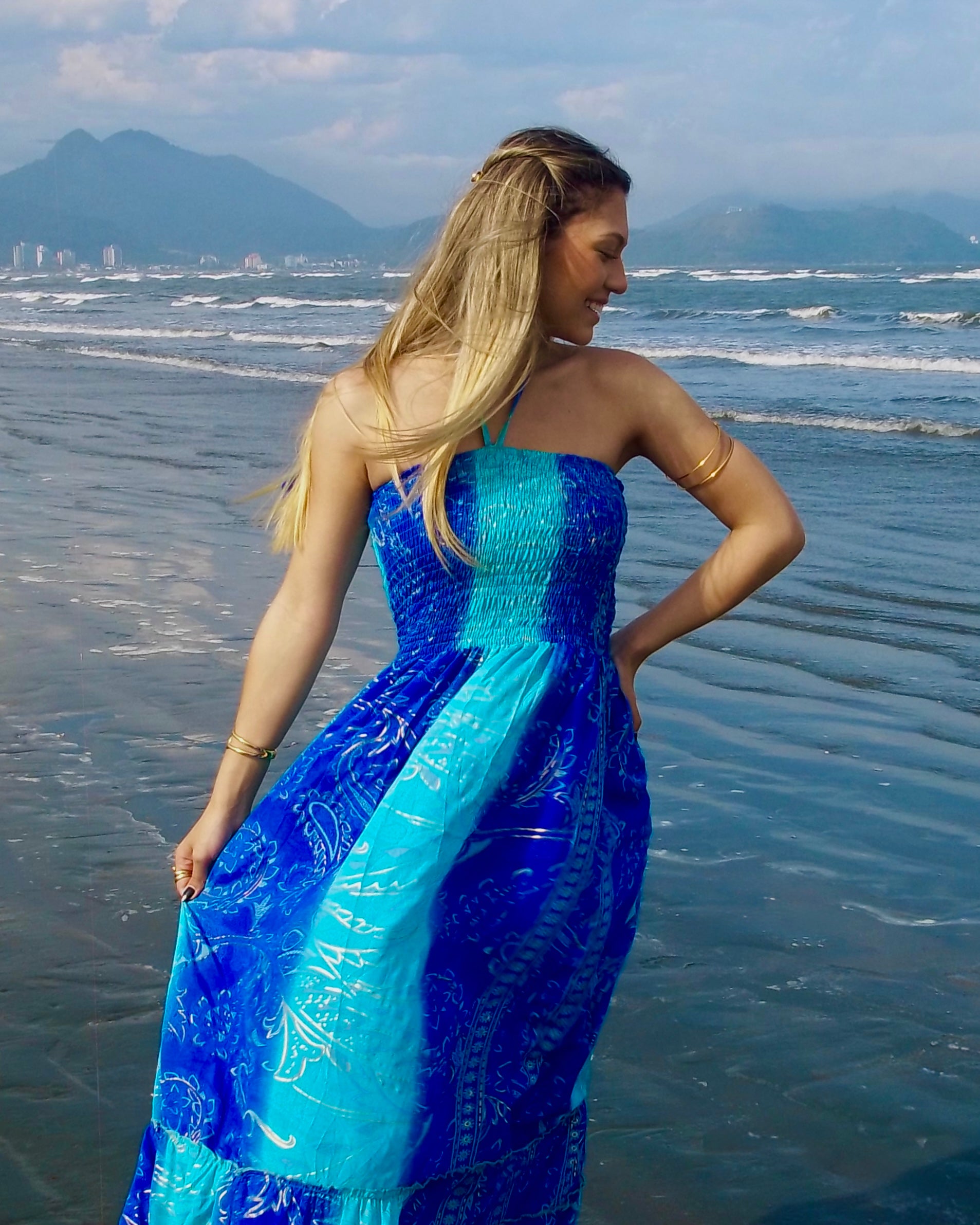 Vestido Mystic - Azul